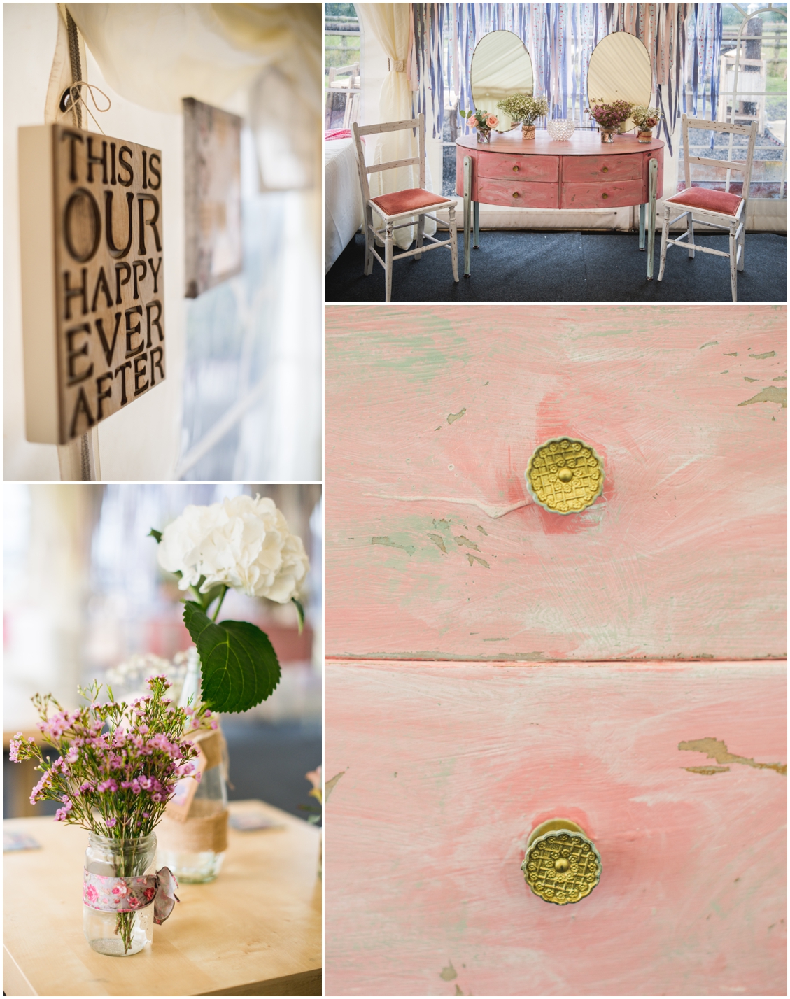 Laurie and Matt's DIY Wedding at their home on the farm with horses, sheep and three ceremonies, two dresses