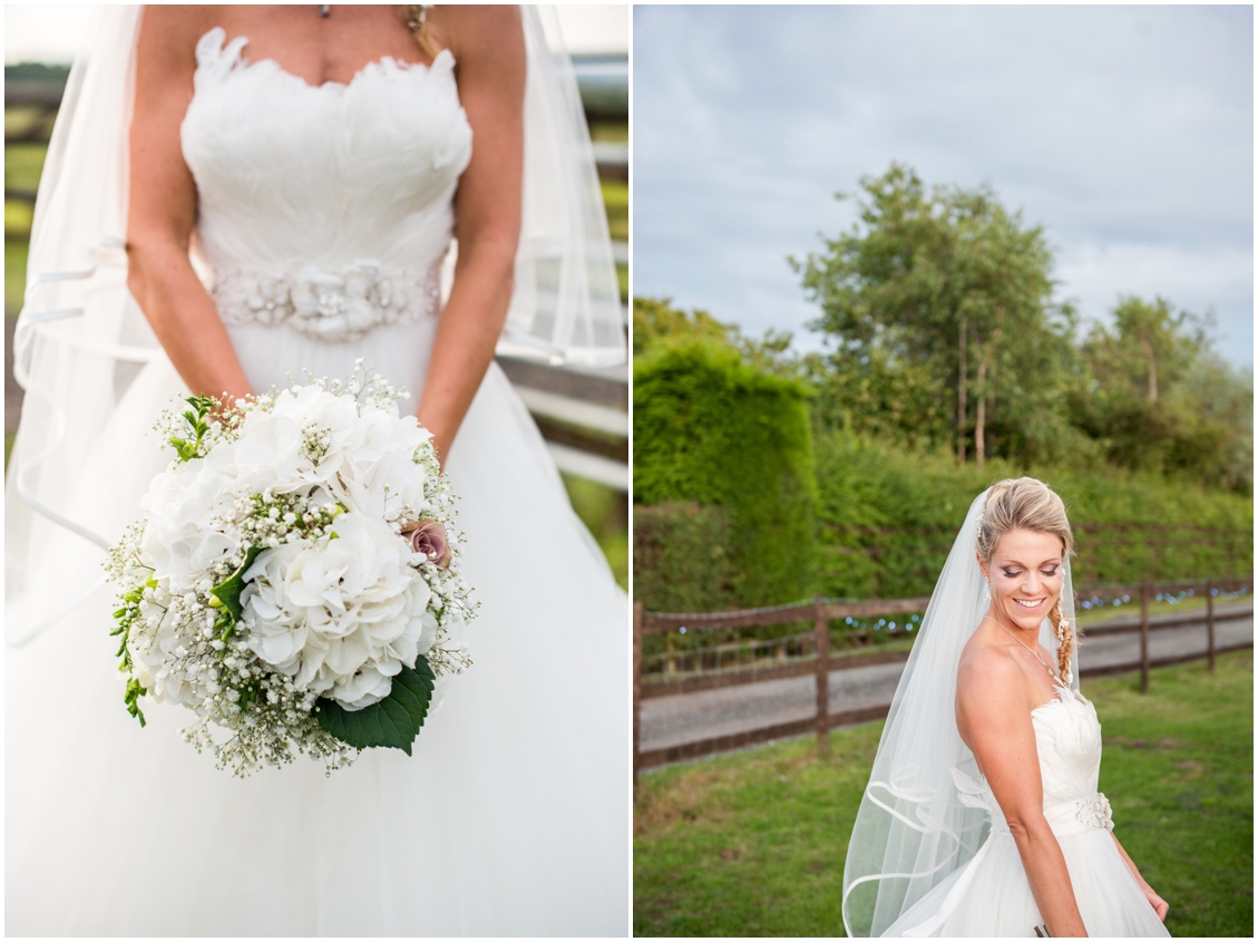 Laurie and Matt's DIY Wedding at their home on the farm with horses, sheep and three ceremonies, two dresses