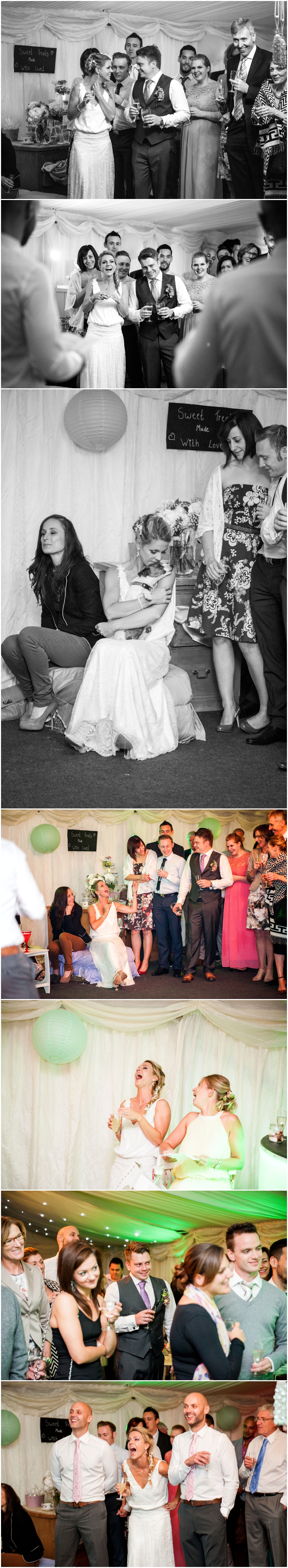 Laurie and Matt's DIY Wedding at their home on the farm with horses, sheep and three ceremonies, two dresses