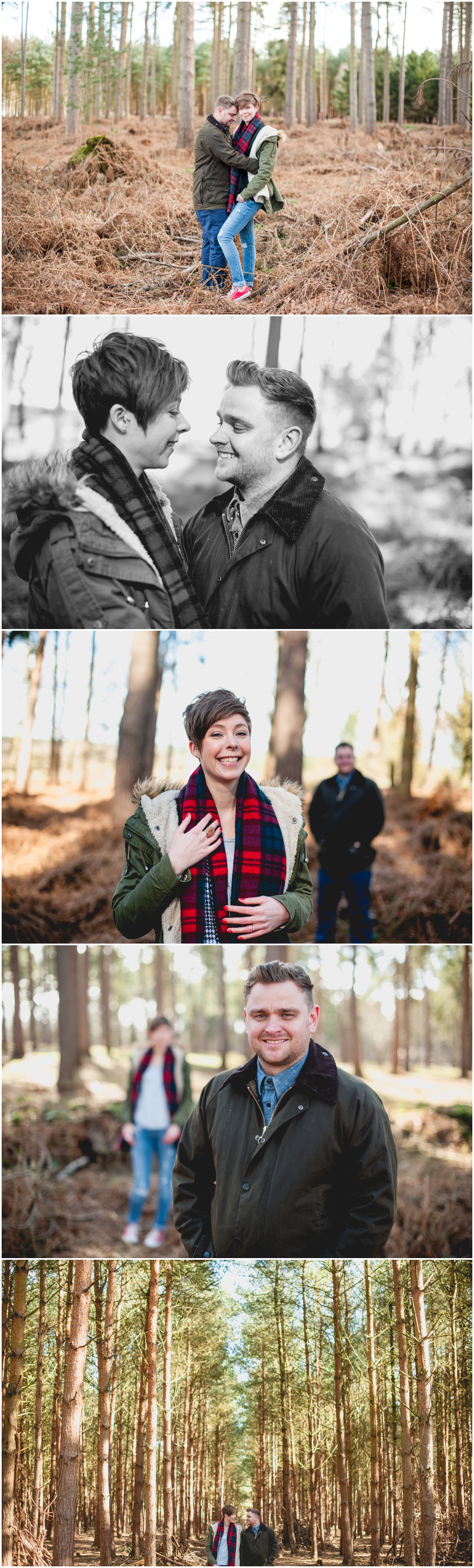 Cannock Chase Engagement Shoot, Lisa Carpenter Wedding Photography, photos