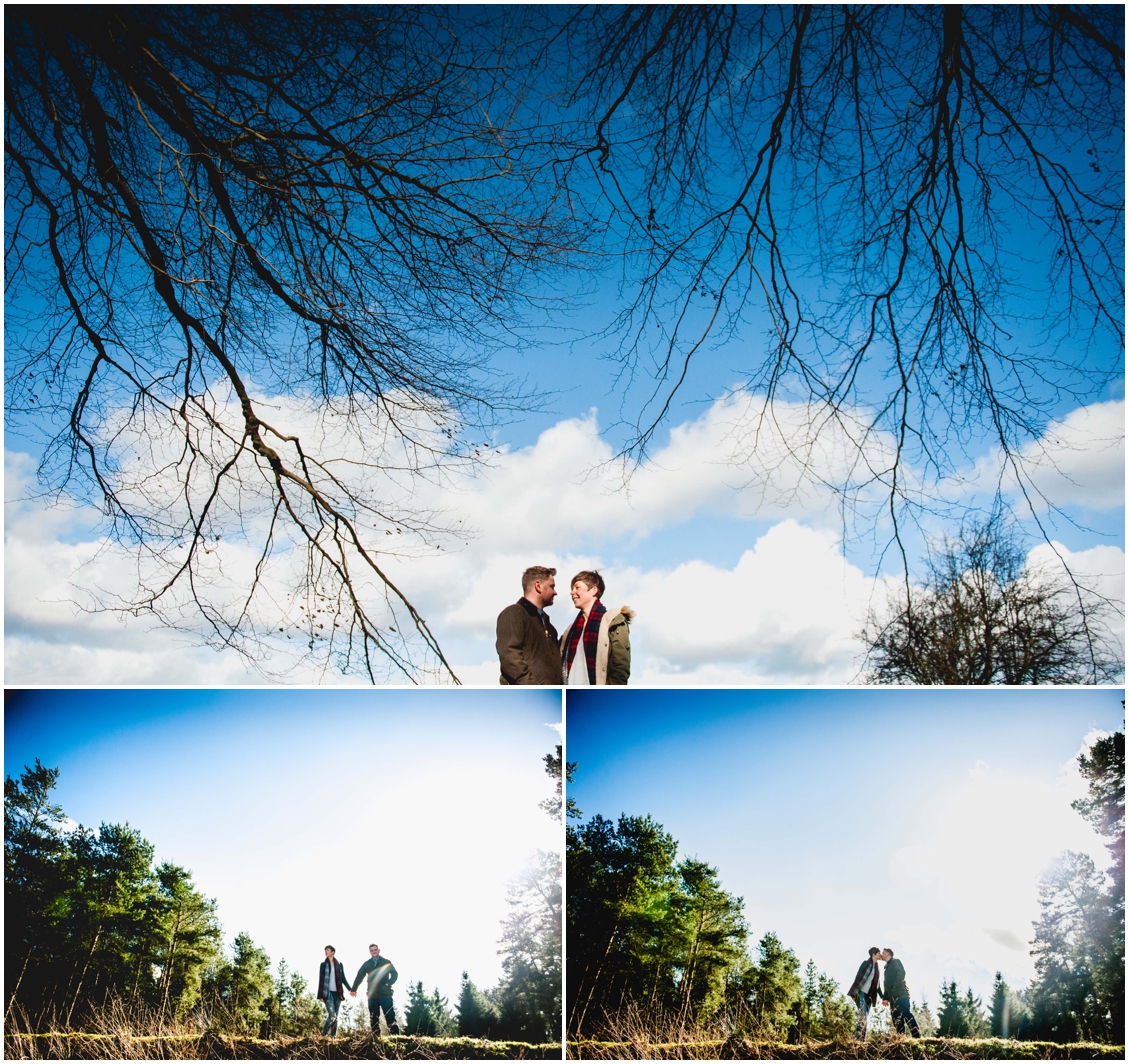 Cannock Chase Engagement Shoot, Lisa Carpenter Wedding Photography, photos