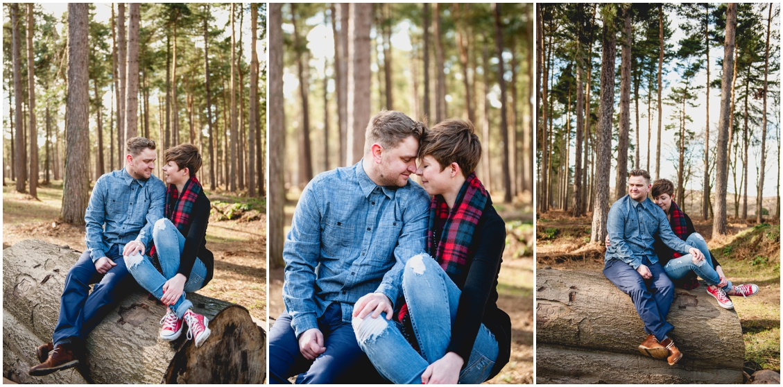 Cannock Chase Engagement Shoot, Lisa Carpenter Wedding Photography, photos