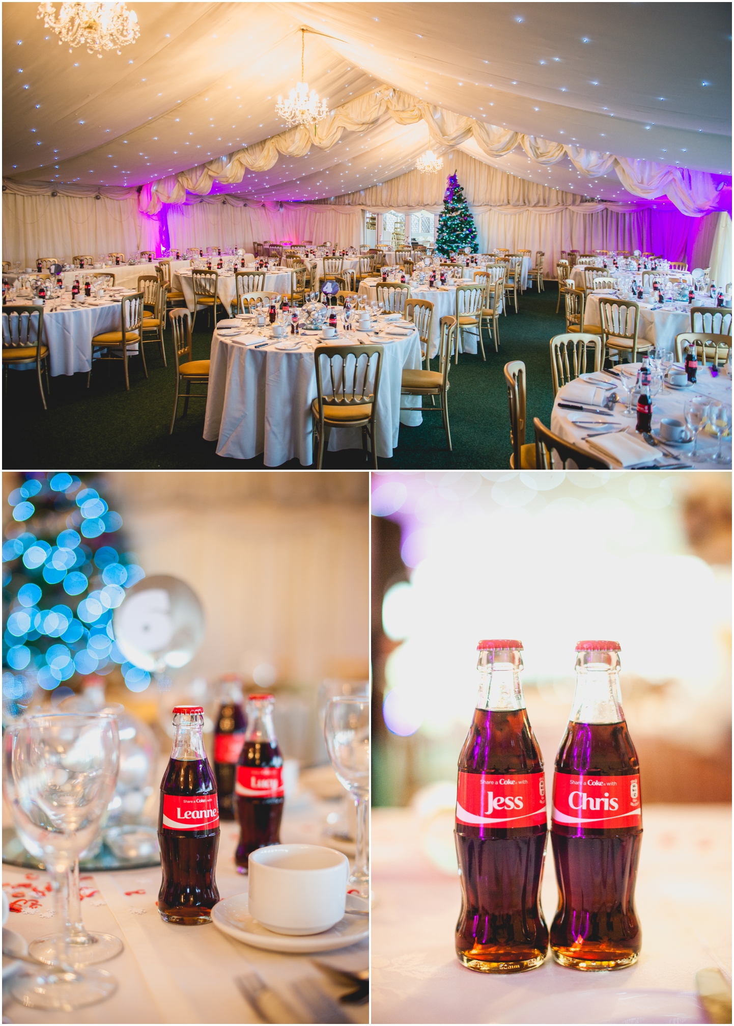 Old School House, Weeford, Winter Wedding Photography at Christmas time by Lisa Carpenter Photos
