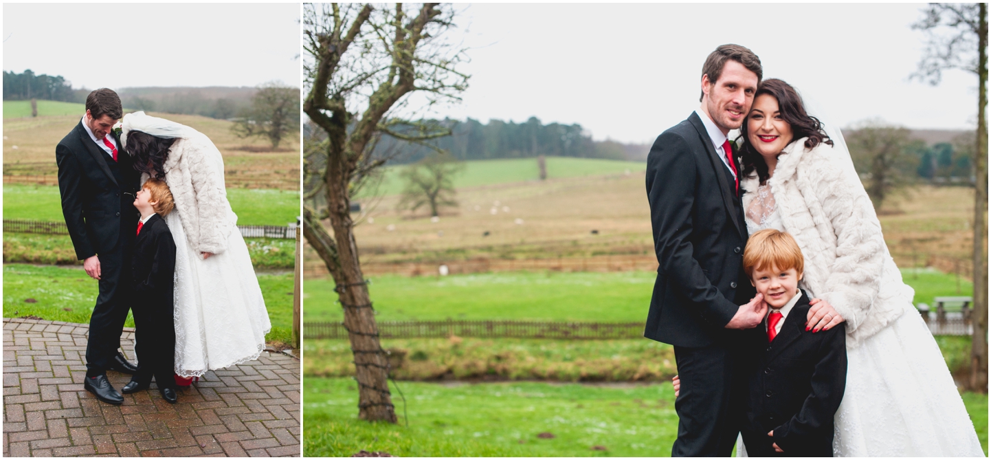 Old School House, Weeford, Winter Wedding Photography at Christmas time by Lisa Carpenter Photos
