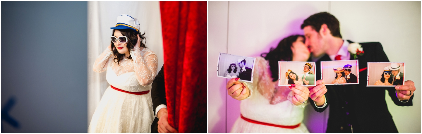 Old School House, Weeford, Winter Wedding Photography at Christmas time by Lisa Carpenter Photos, Photo Booth