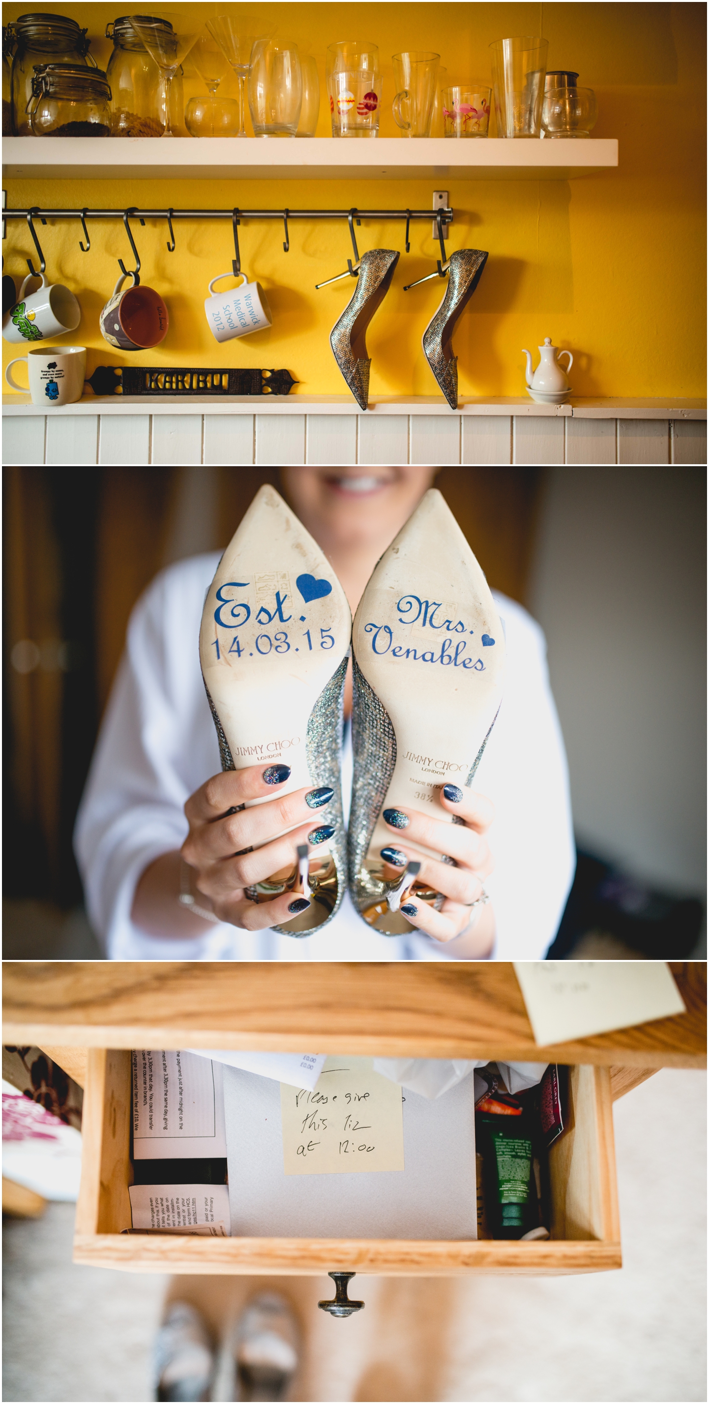 Pendrell Hall Wedding Photography by Lisa Carpenter Photography, West Midlands photographer, shoes, Jimmy Choo