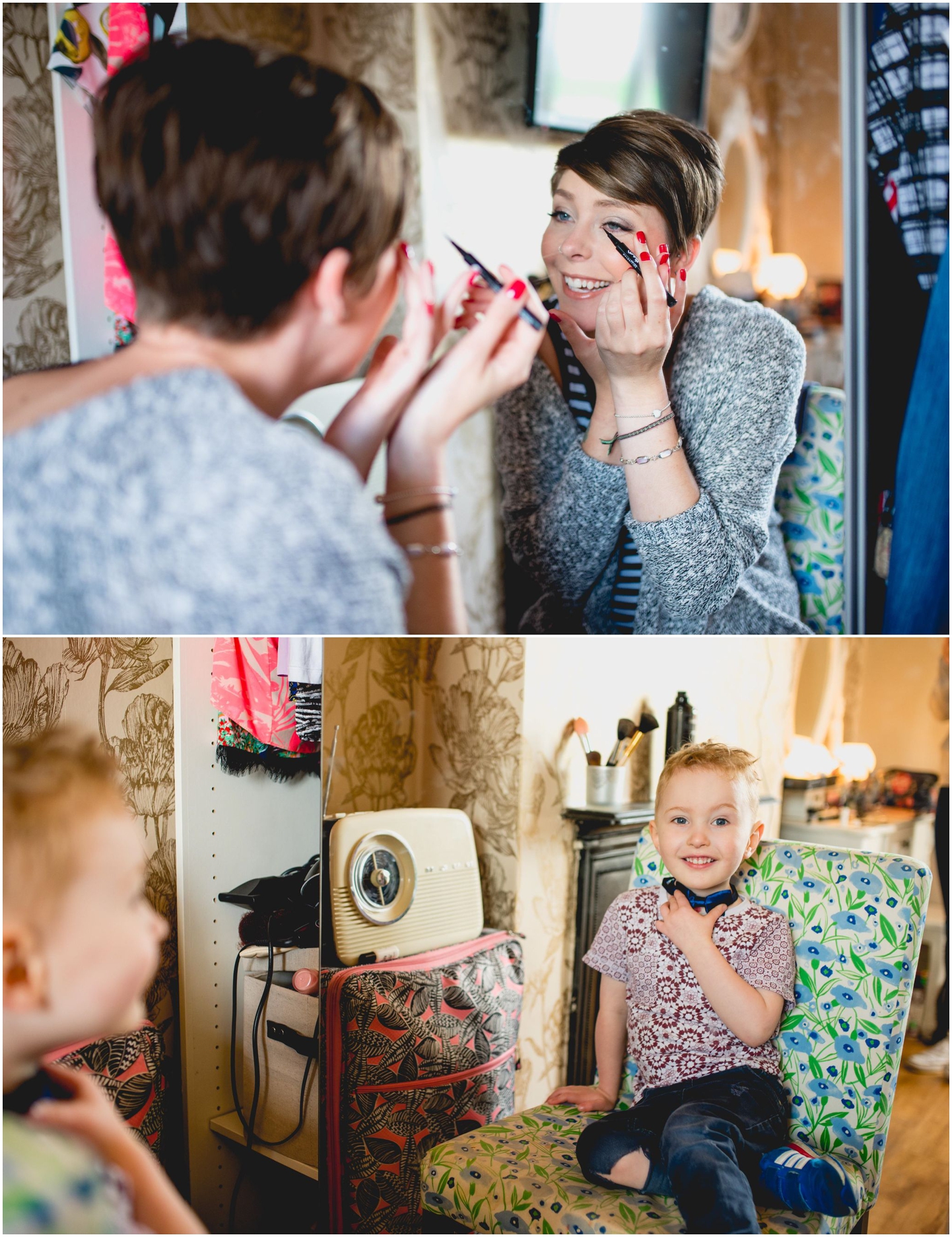Rugeley Power Station, Wedding, Wedding Photography, West Midlands, photos,Lisa Carpenter Photography, Lichfield Registry Ofice, Peter and Eve, Subway, Power Station, Chimneys, Campervan, VW, bridal preparation, bridal prep, page boy, bow tie