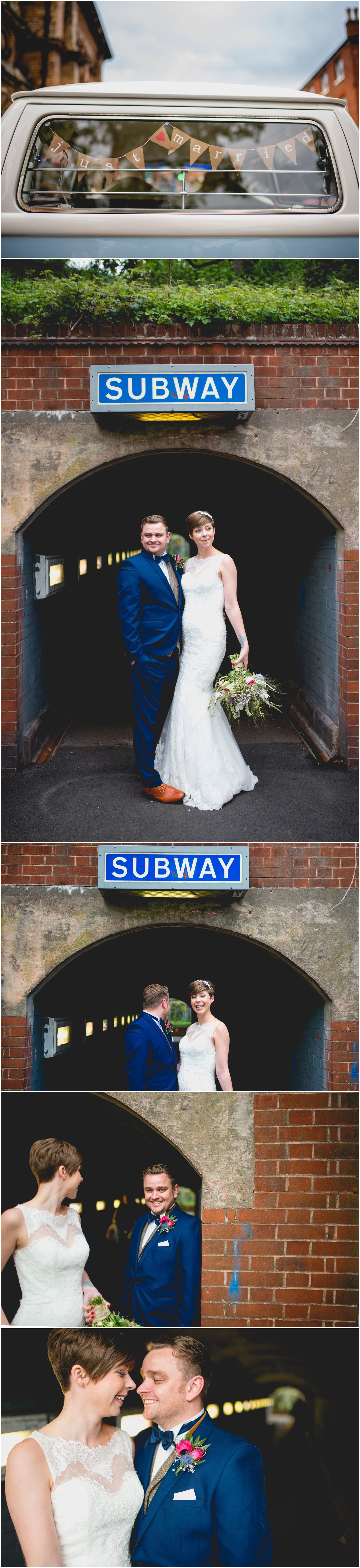 Rugeley Power Station, Wedding, Wedding Photography, West Midlands, photos,Lisa Carpenter Photography, Lichfield Registry Ofice, Peter and Eve, Subway, Power Station, Chimneys, Campervan, VW,