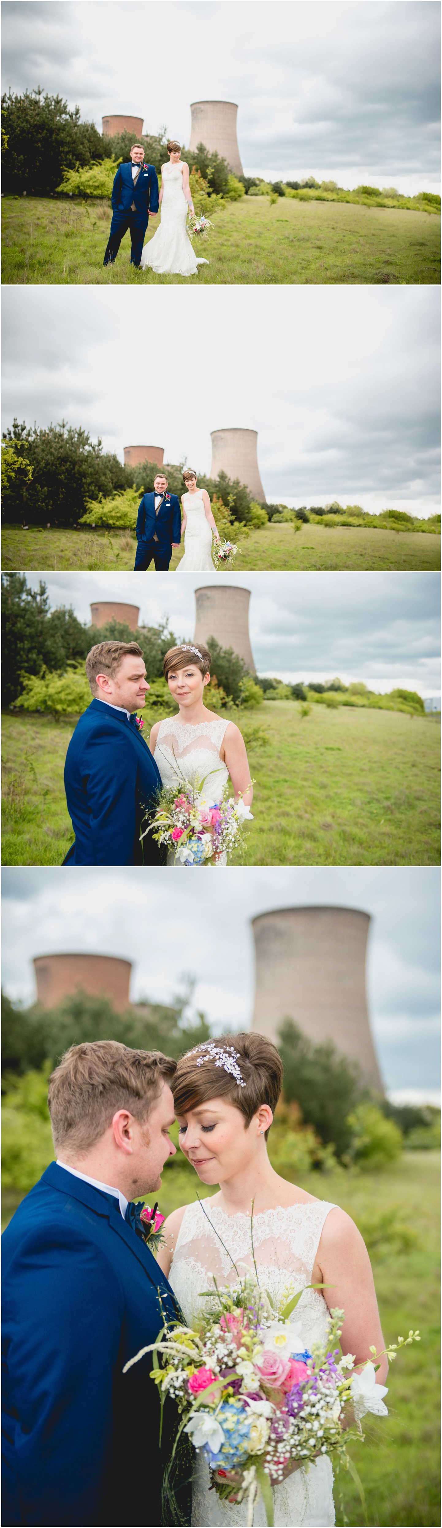 Rugeley Power Station, Wedding, Wedding Photography, West Midlands, photos,Lisa Carpenter Photography, Lichfield Registry Ofice, Peter and Eve, Subway, Power Station, Chimneys, Campervan, VW,
