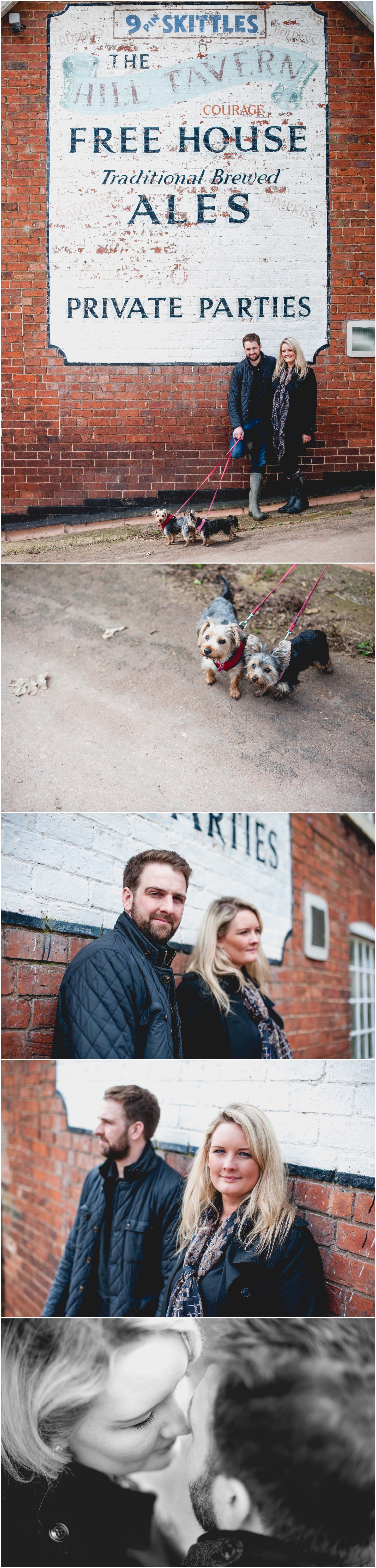 Rebecca and Neil's CLent Hills Engagement Shoot with West Midlands photographer Lisa Carpenter Photography
