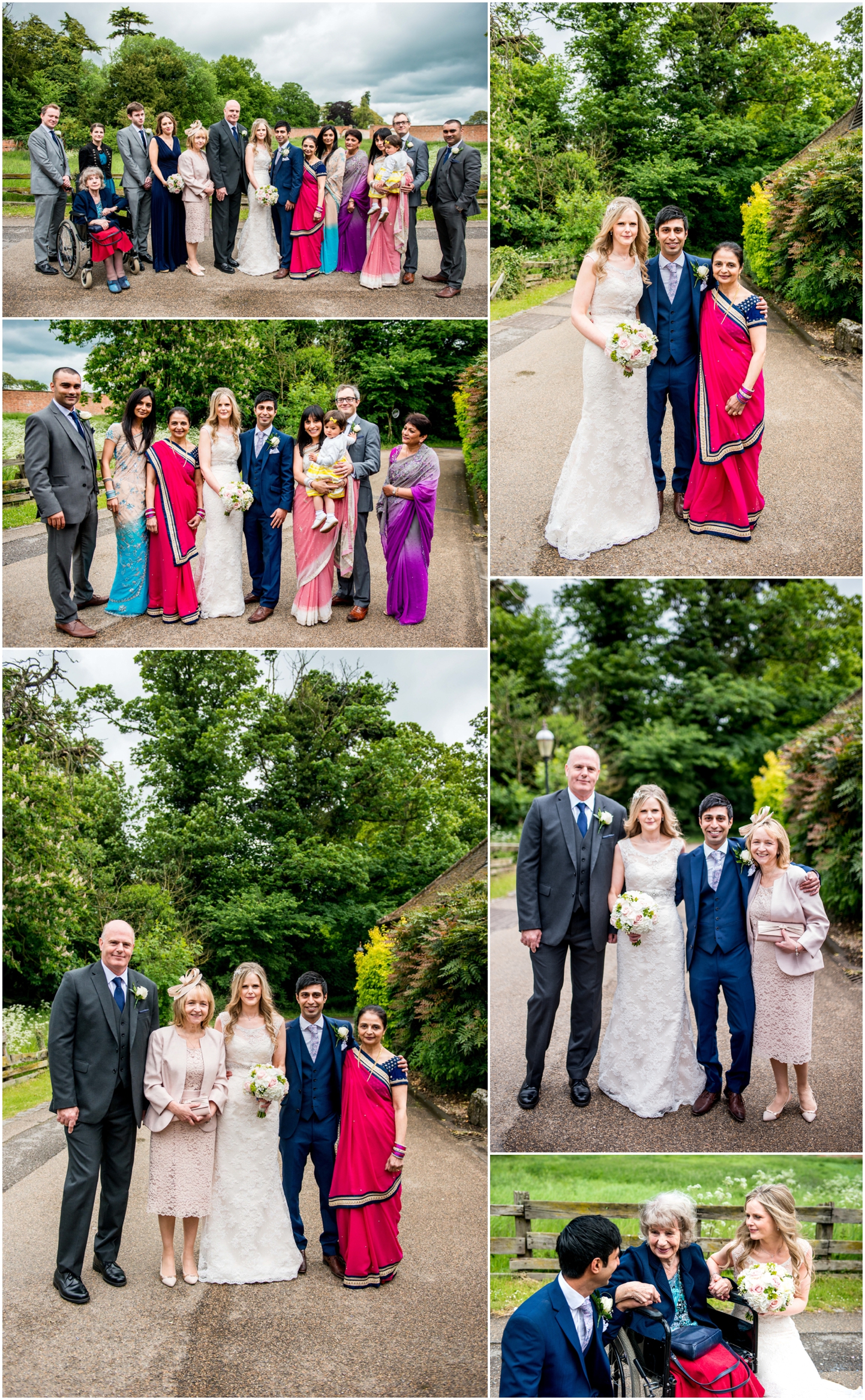 Katie and Pritesh at Coombe Abbey Wedding Venue, beautiful Civil and Hindu ceremony with ivory lace dress and sari by Lisa carpenter Photography, West Midlands and Birmingham based photographer