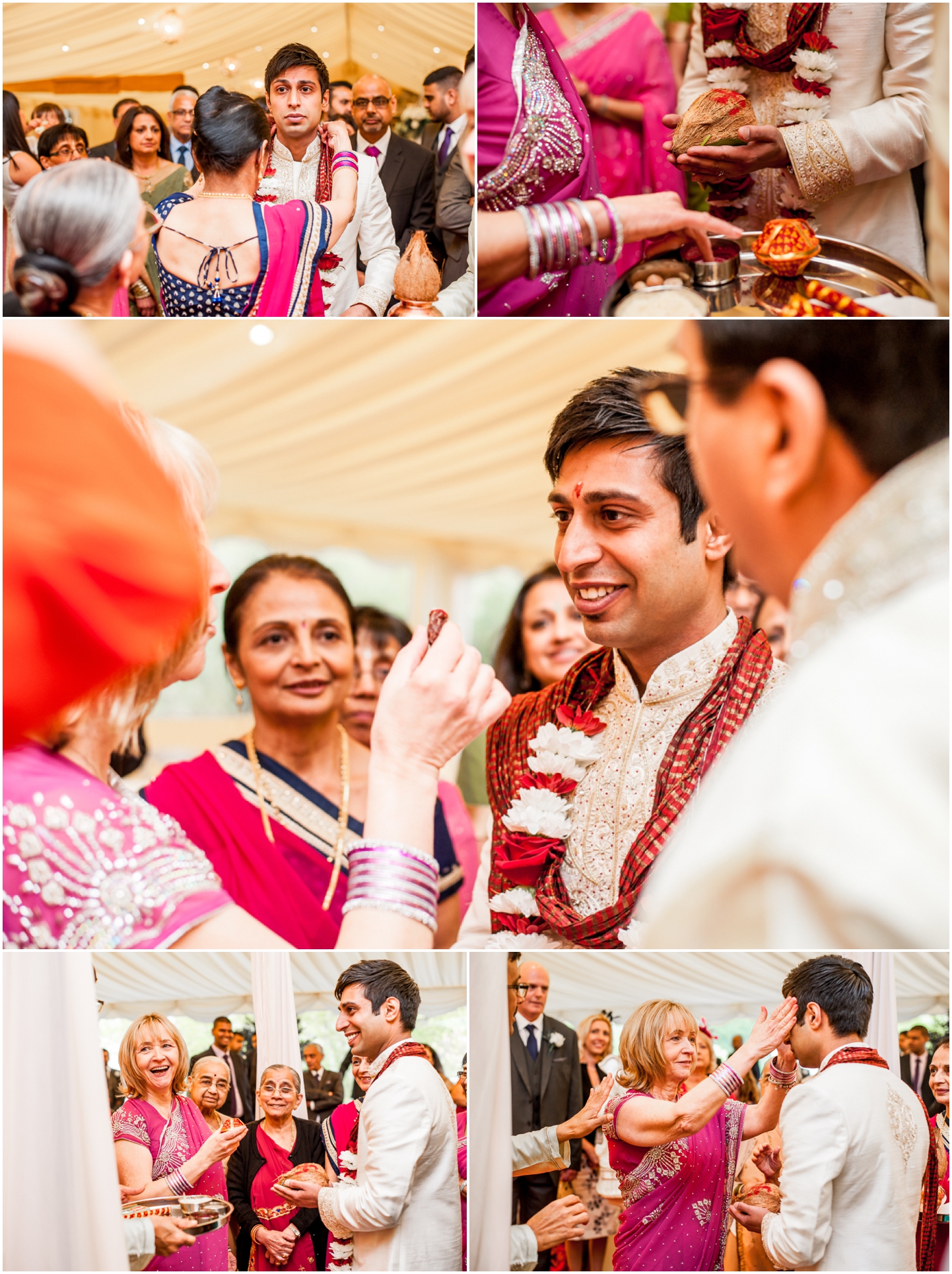 Katie and Pritesh at Coombe Abbey Wedding Venue, beautiful Civil and Hindu ceremony with ivory lace dress and sari by Lisa carpenter Photography, West Midlands and Birmingham based photographer