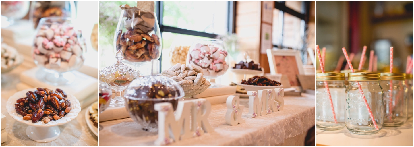 Daniella and Mark Wedding at Blakesley Hall in Birmingham, West Midlands by Lisa Carpenter Photography, Sutton Coldfield based wedding photographer, sweets table, buffet