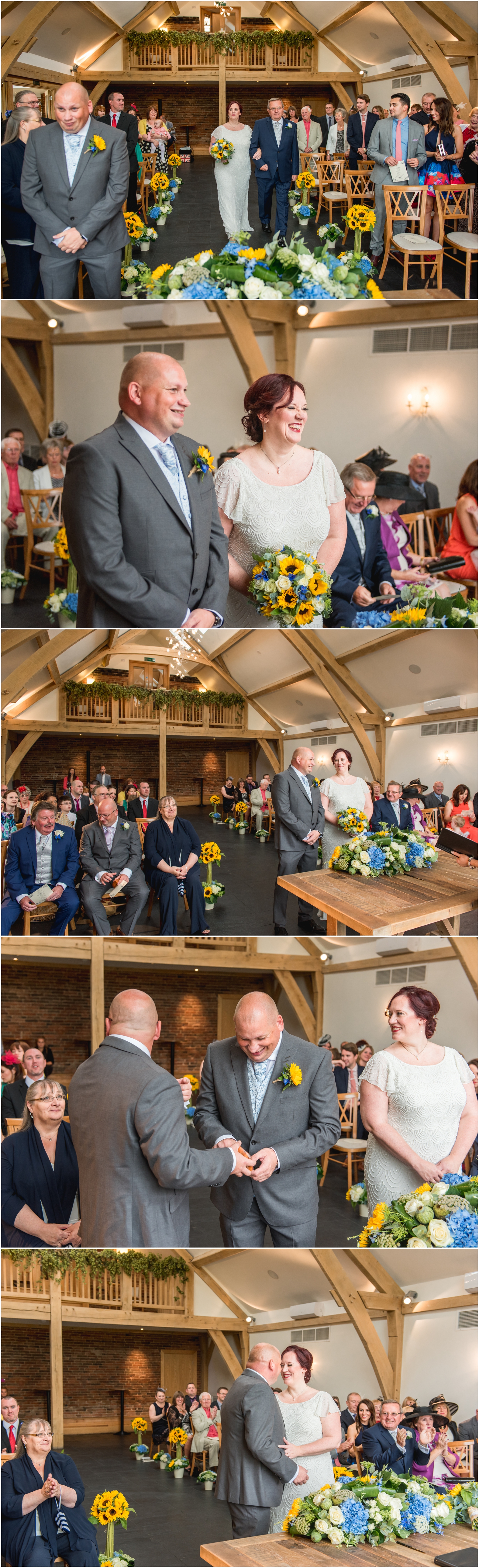 Mythe Barn Wedding with sunflower theme, photos by Lisa Carpenter Photography, West Midlands based photographer in Sutton Coldfield
