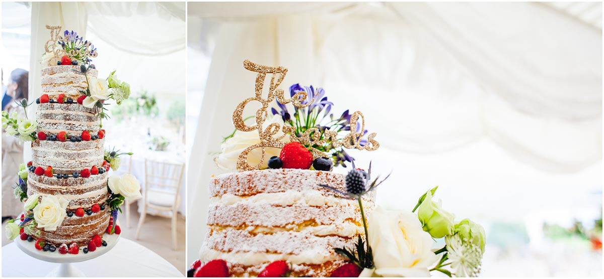 Susie and Ed's Dorset Wedding in Alton Pancras, Dorset, near Cerne Abbas, By Lisa Carpenter Photography, West Midlands, Birmingham based photographer, the cake