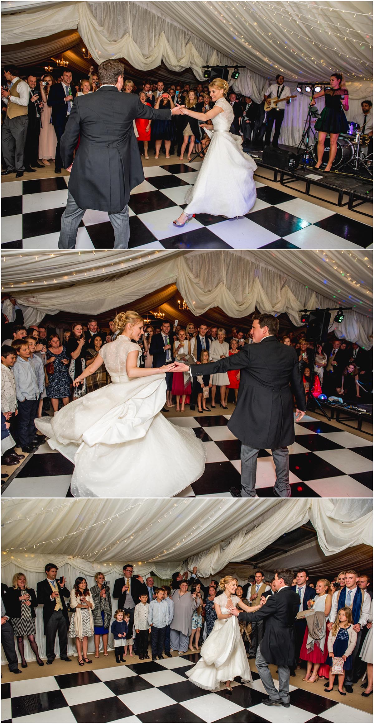First dance in a marquee at Susie and Ed's Dorset Wedding in Cerne Abbas, By Lisa Carpenter Photography, West Midlands, Birmingham based photographer, first dance, choreographed dance