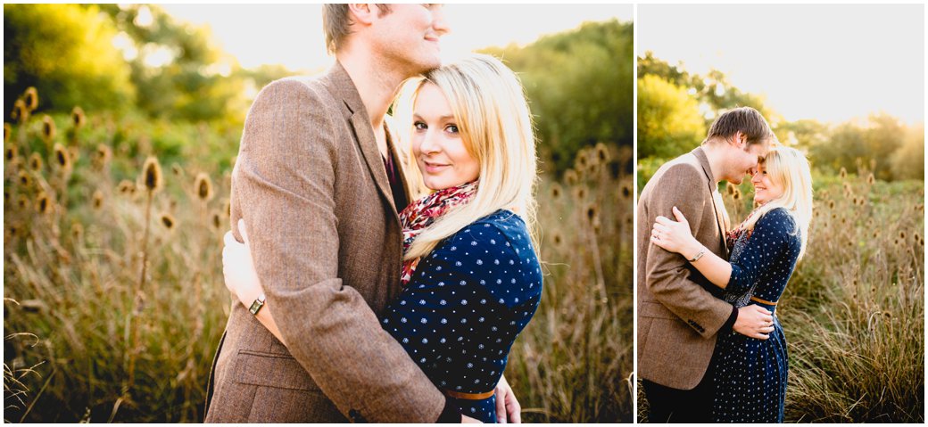 Amy and Tom's Engagement shoot in Sutton Park, Sutton Coldfield, at Golden hour with photos by Lisa Carpenter Photography, West Midlands photographer specialising in weddings, celebrities and family portraits