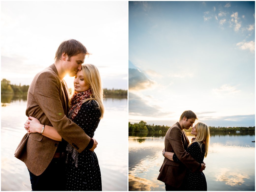 Amy and Tom's Engagement shoot in Sutton Park, Sutton Coldfield, at Golden hour with photos by Lisa Carpenter Photography, West Midlands photographer specialising in weddings, celebrities and family portraits