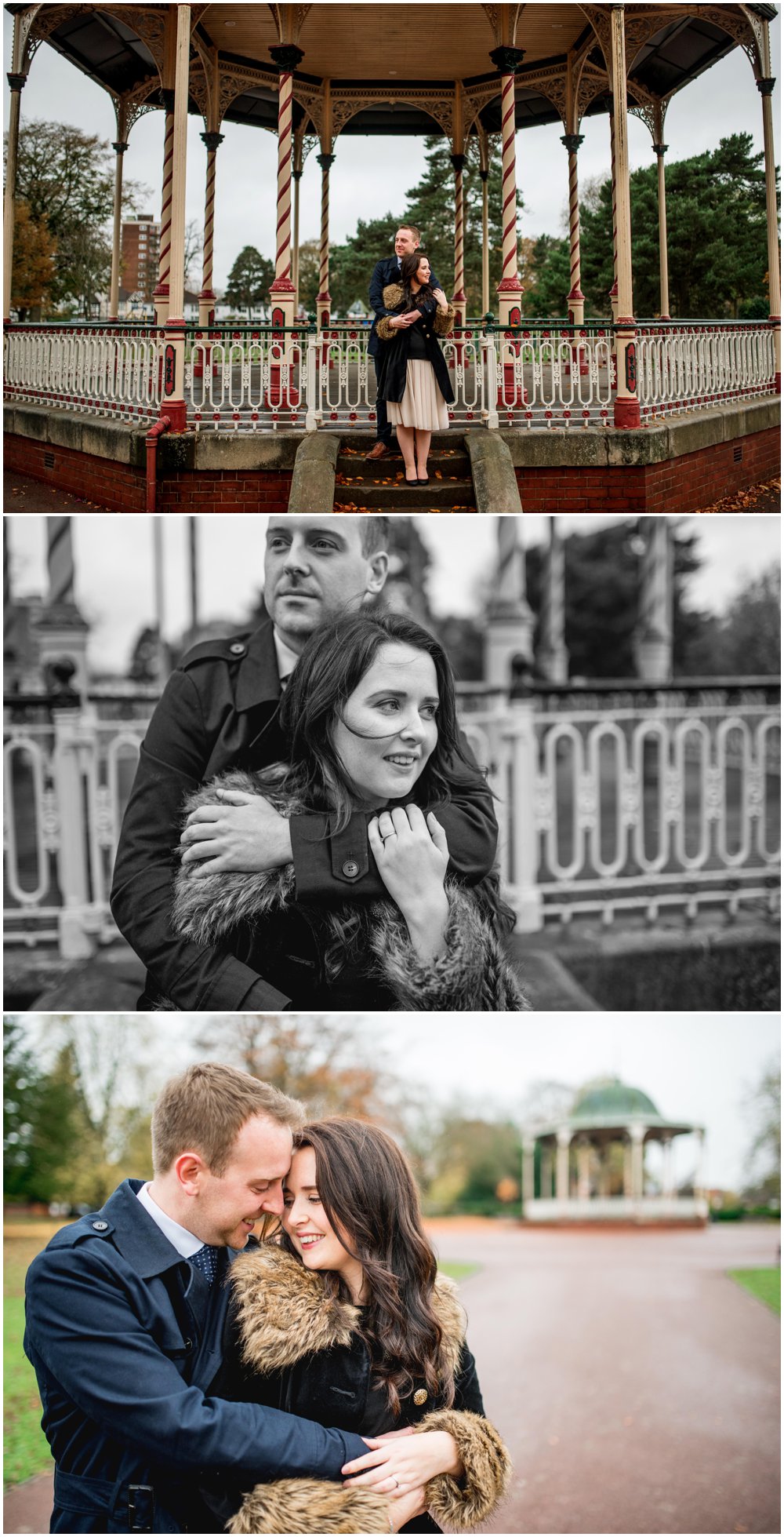 Laura and Nick - Engagement shoot in West Park, Wolverhampton ahead of their Pendrell Hall Wedding, photos by West Midlands and Birmingham based wedding photographer Lisa Carpenter Photography