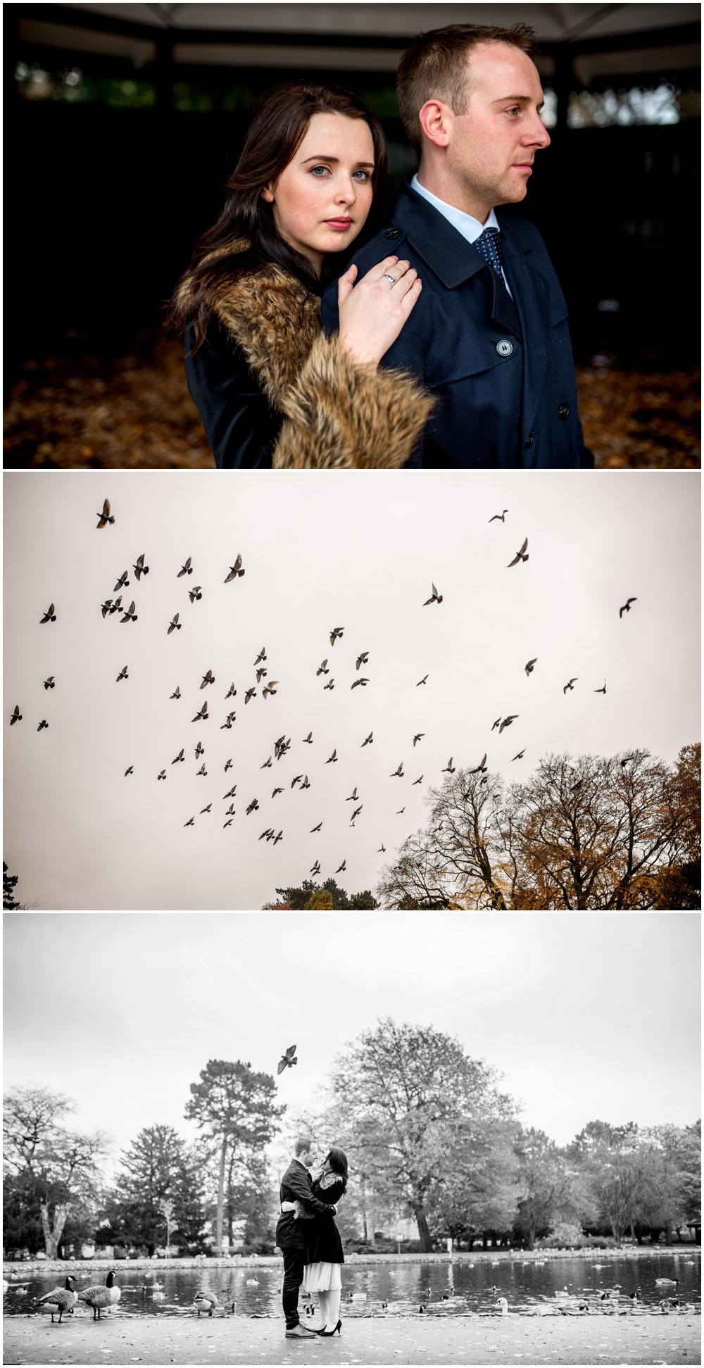 Laura and Nick - Engagement shoot in West Park, Wolverhampton ahead of their Pendrell Hall Wedding, photos by West Midlands and Birmingham based wedding photographer Lisa Carpenter Photography