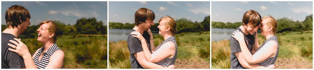 Engagement shoot in Sutton Park by Birmingham, Sutton Coldfield and West Midlands based wedding photographer, Lisa Carpenter Photography.