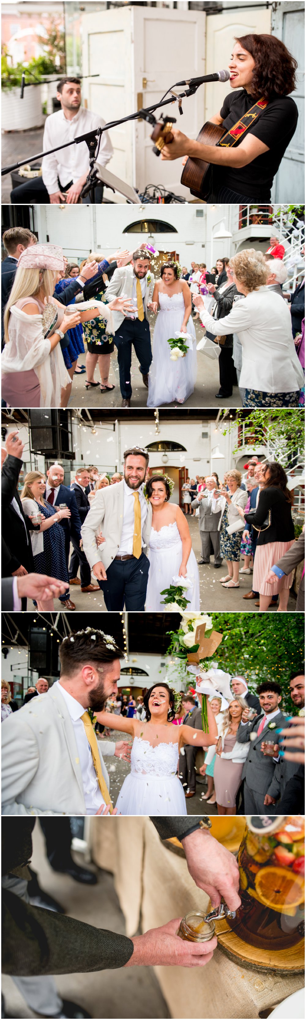 Matt and Della's alternative, relaxed wedding at The Bond Company, Digbeth, Birmingham by Lisa Carpenter Photography, West Midlands, Birmingham based wedding photographer.