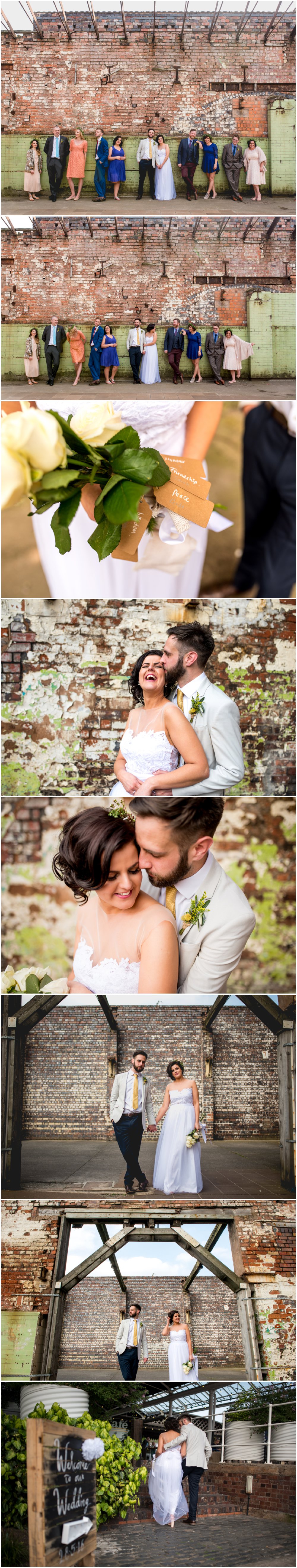Matt and Della's alternative, relaxed wedding at The Bond Company, Digbeth, Birmingham by Lisa Carpenter Photography, West Midlands, Birmingham based wedding photographer.