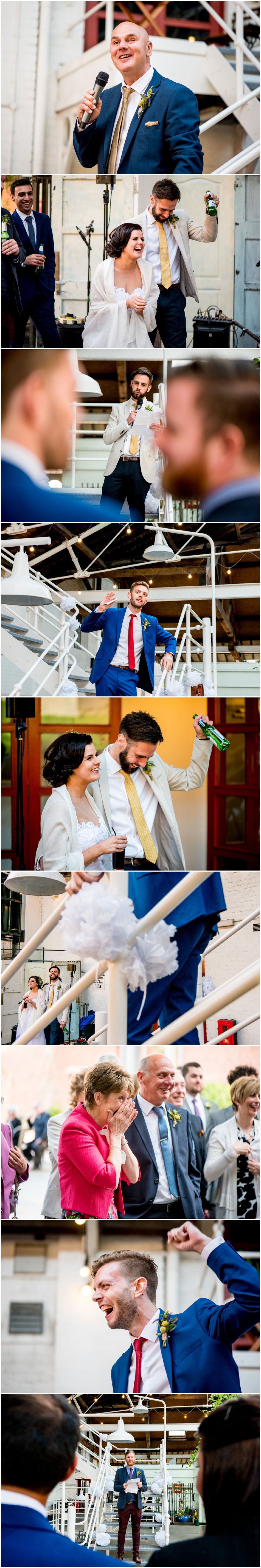 Matt and Della's alternative, relaxed wedding at The Bond Company, Digbeth, Birmingham by Lisa Carpenter Photography, West Midlands, Birmingham based wedding photographer.