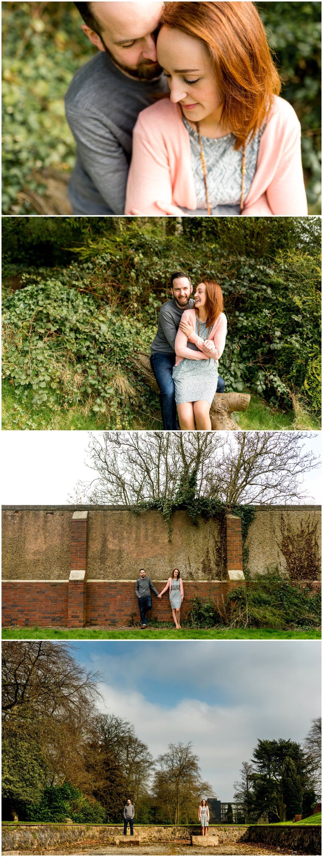 Helen and Dan's natural, fun engagement session in Bourneville, Birmingham by Lisa Carpenter Photography, West Midlands and Birmingham Wedding Photographer