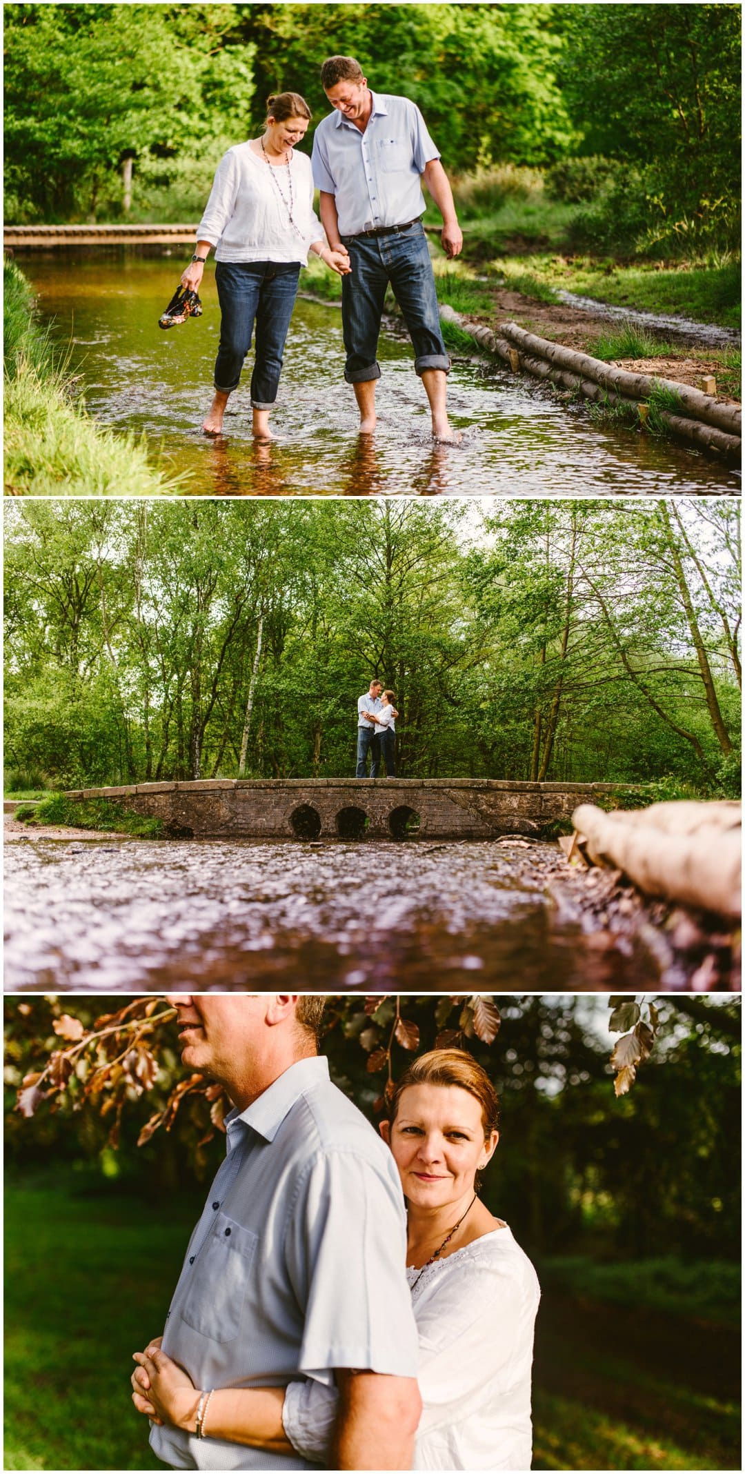 Sarah and Jason's Summertime engagement shoot in Sutton Park, Sutton Coldfield, by West Midlands Wedding Photographer Lisa Carpenter Photography ahead of their summer wedding at Nuthurst Grange