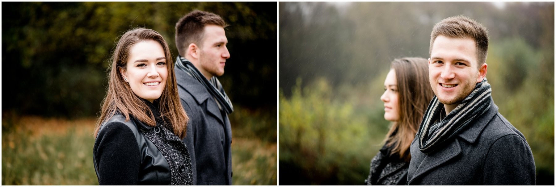 Sutton Coldfield Engagement Session with Lauren and Damien ahead of their wedding at Goldstone Hall, Market Drayton, photos by West Midlands Wedding Photographer Lisa Carpenter Photography.