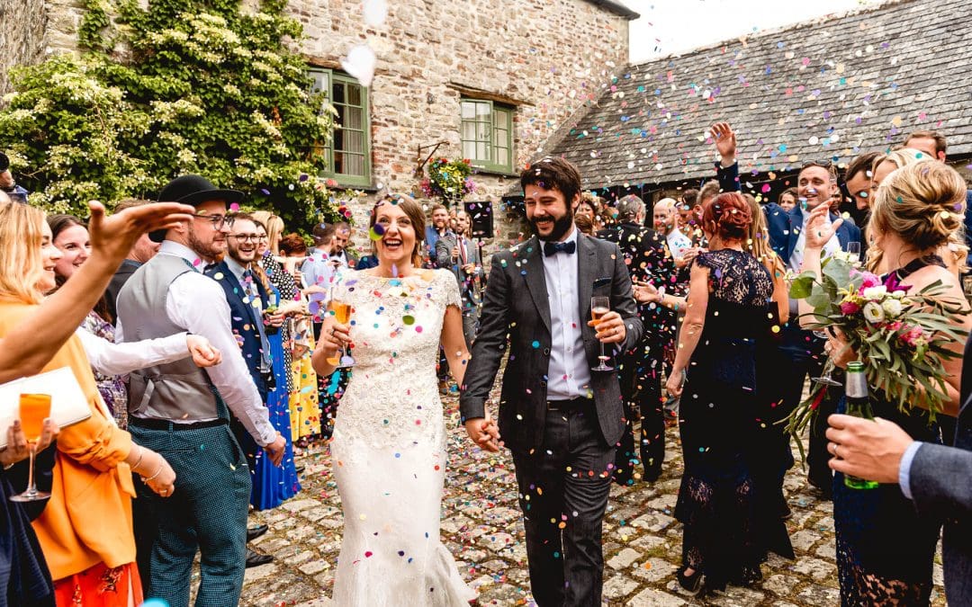 Jenna and Ben's Australian and English summer wedding at Ash Barton Estate in Devon.