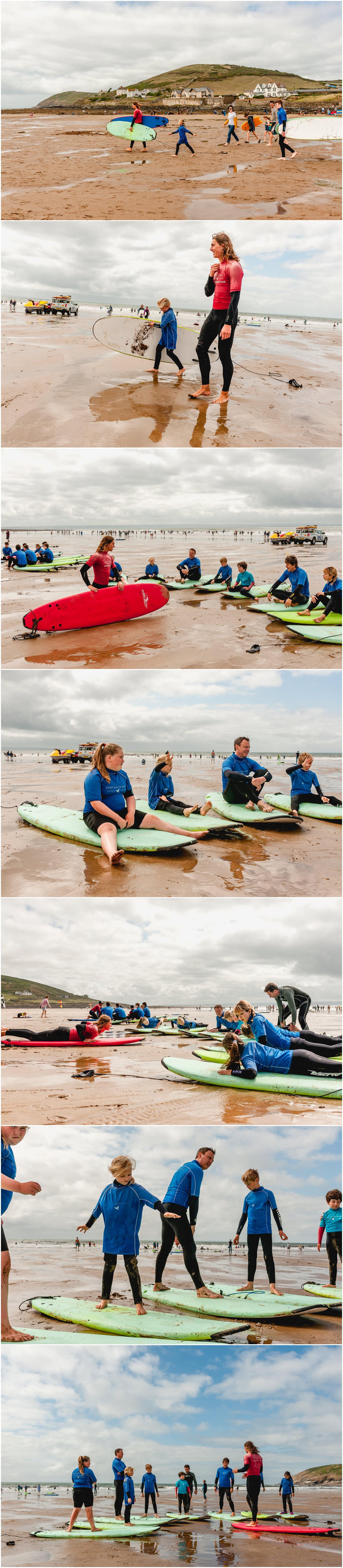 Surfing in Croyde with Surf South West