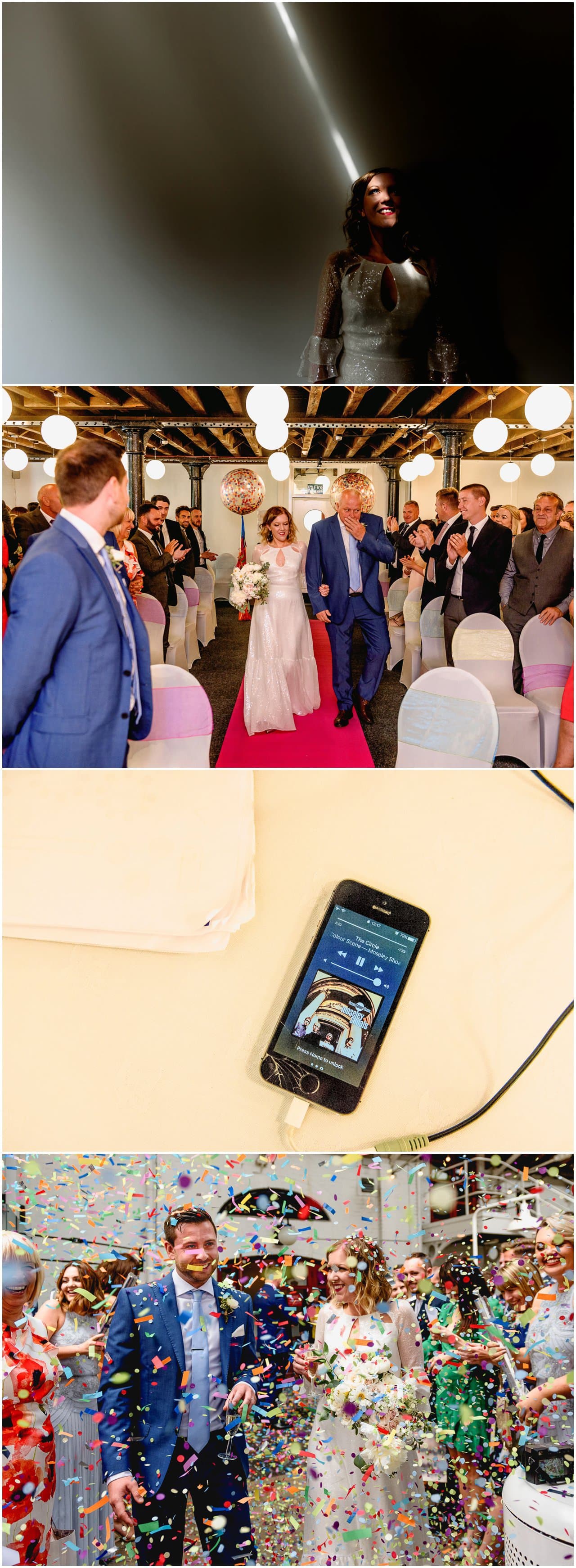 ceremony photos at a Bond Company wedding in Birmingham, England