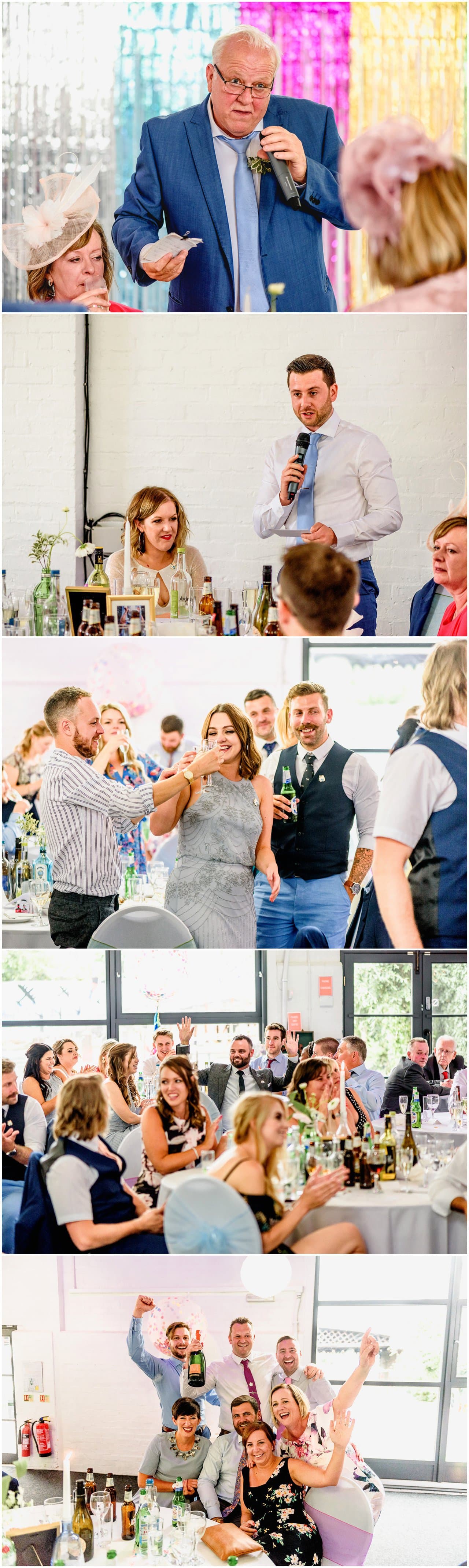 Speeches at The Bond Company wedding