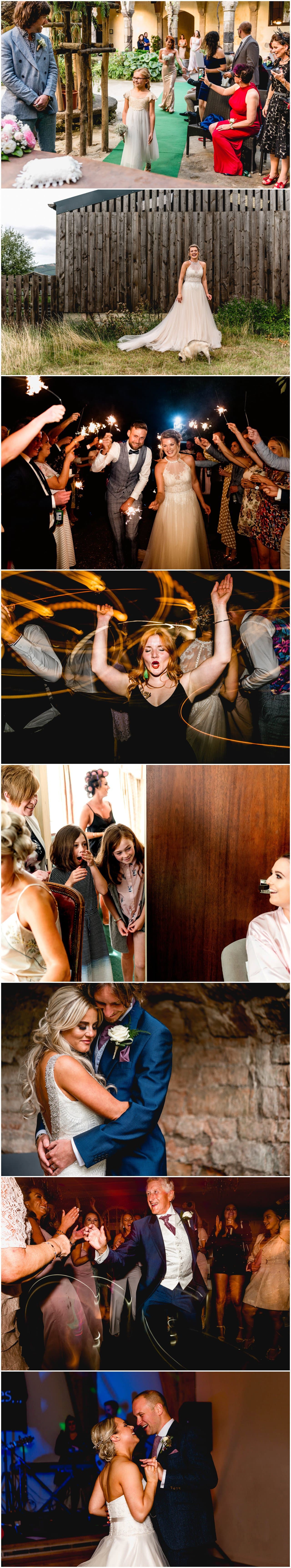 A selection of photographs from cool, fun weddings last year