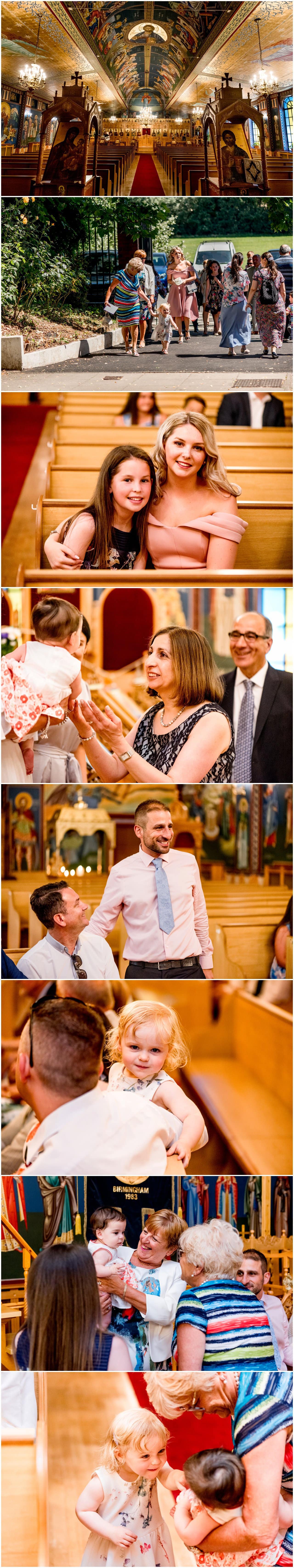Greek Orthodox Christening with party at The Belfry and ceremony at St Luke's in Erdington