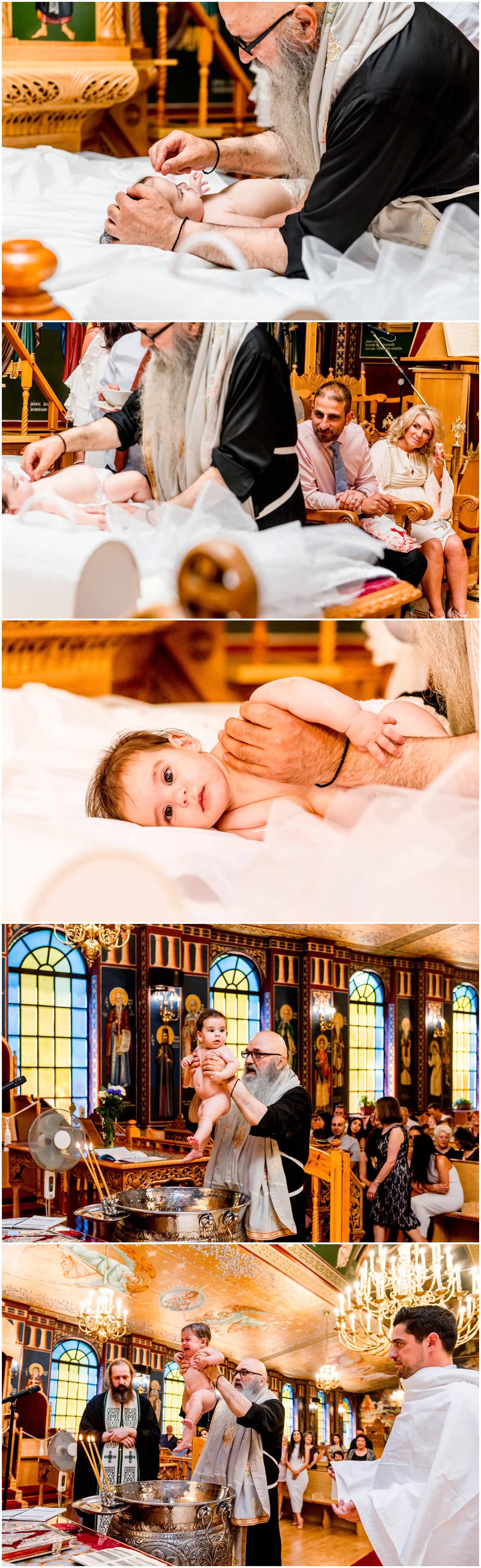 Greek Orthodox Christening with party at The Belfry and ceremony at St Luke's in Erdington