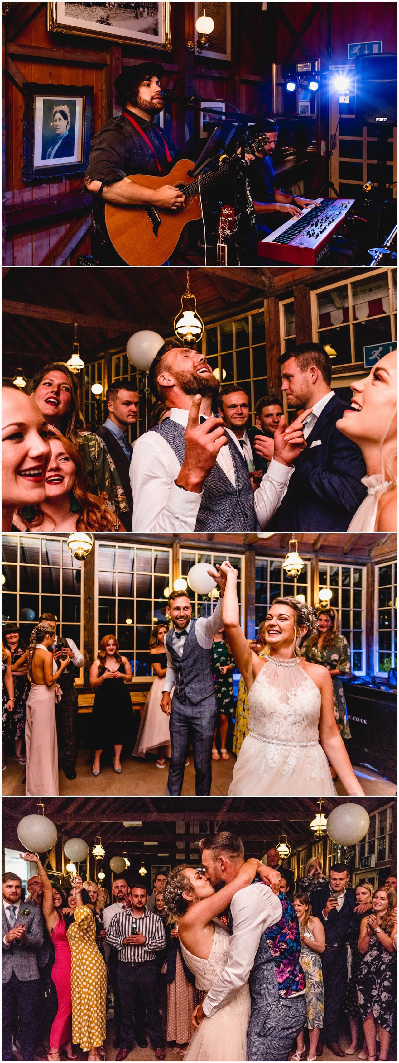 Bride and groom doing their first dance at Blists Hill Victorian Town Museum