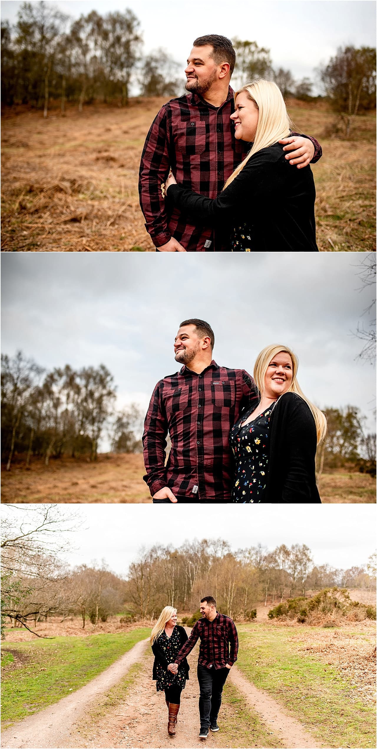 Engagement Shoot in Sutton Park with Ellen and Scott ahead of their wedding at Fairlawns Hotel in Aldridge. Photos by Lisa Carpenter Photography, Sutton Coldfield and West Midlands Wedding photographer, shooting cool, quirky, fun wedding photos.