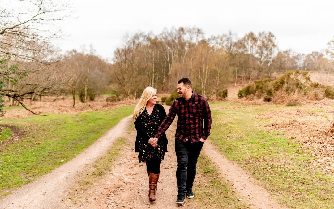 Ellen and Scott’s Engagement Session in Sutton Park