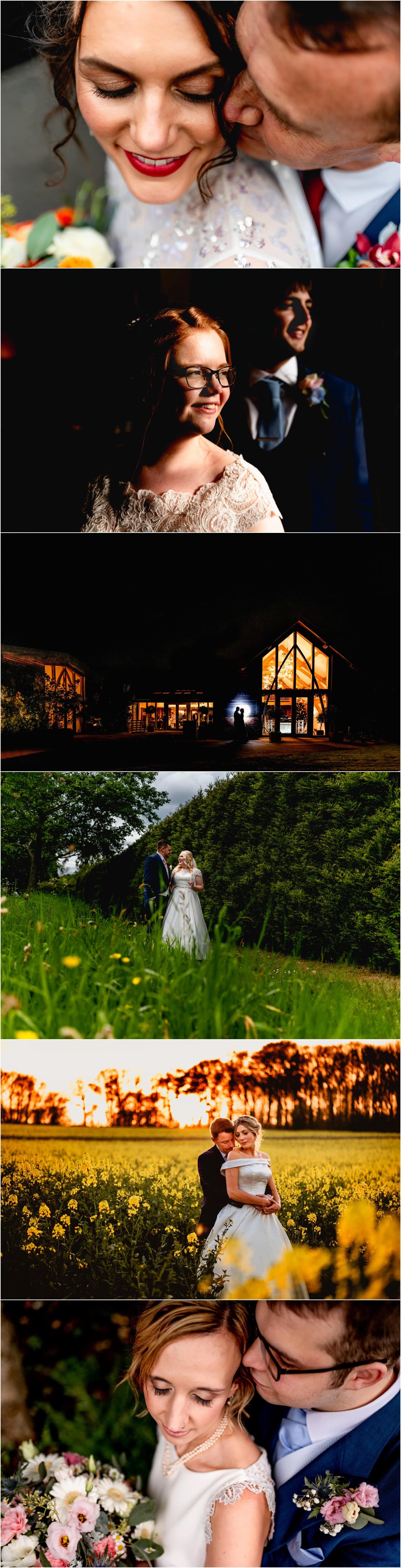Creative wedding portrait photos