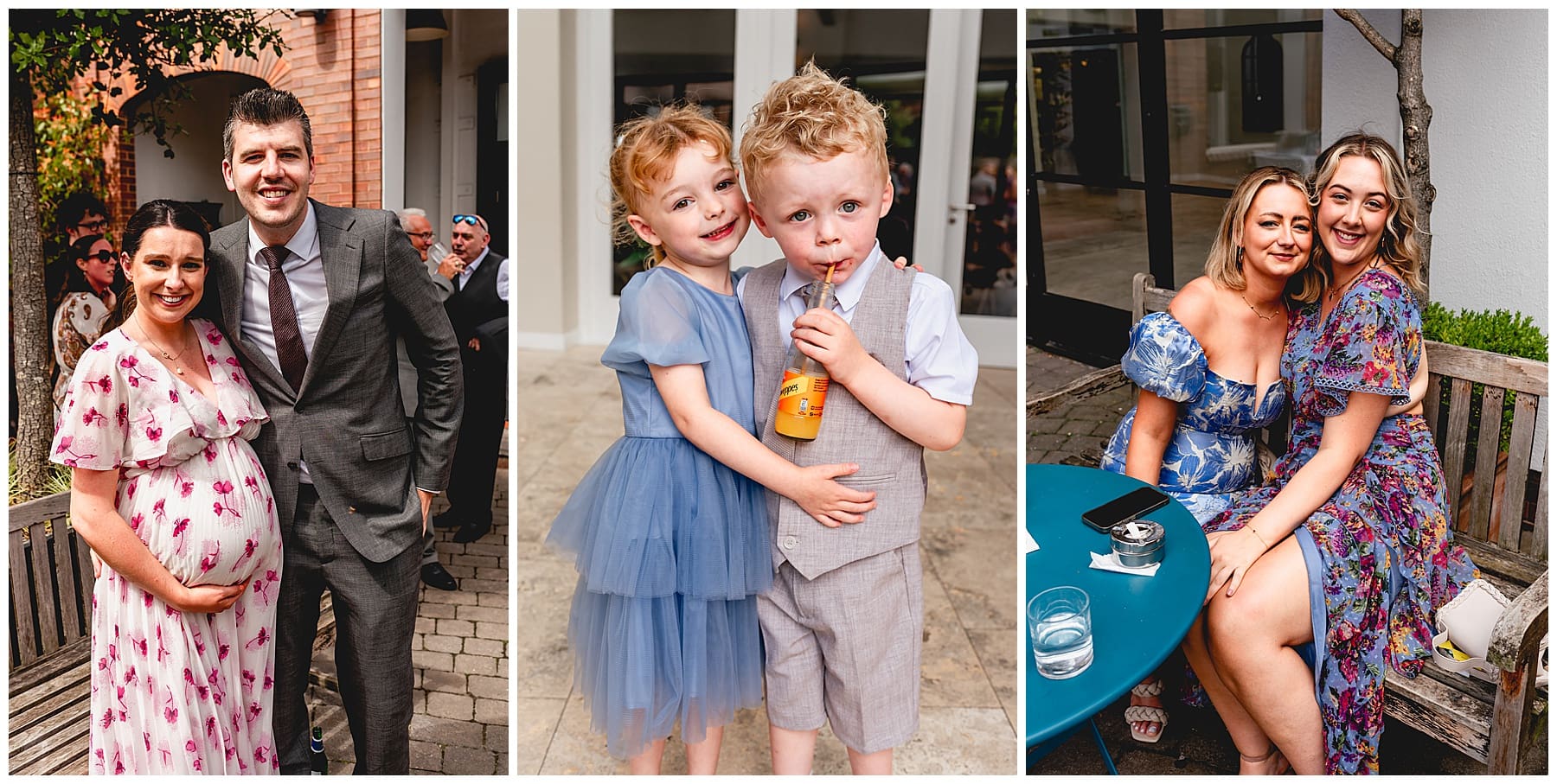 Guest candids at a wedding