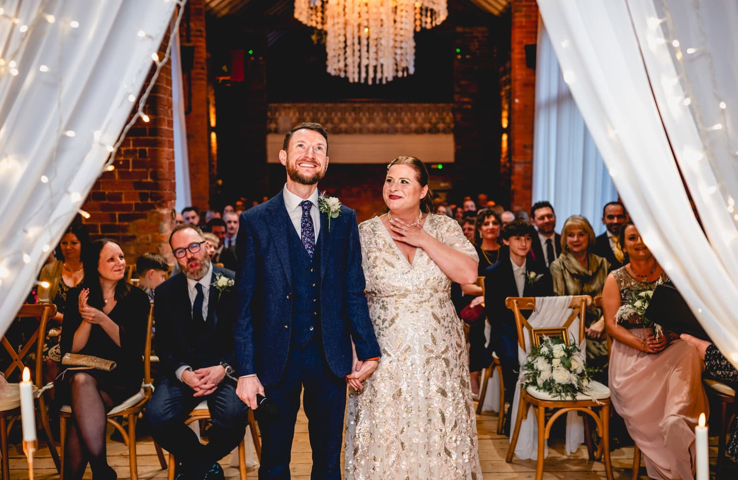 Wedding ceremony in a barn, 2025 - The Weird and Wonderful Year of Weddings